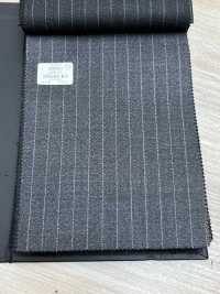 59542-63 25AW HERDREX 【MOKUORI】 목오리 미디엄 그레이 펜슬 스트라이프 울[원단] 쿠니시마 주식회사 서브 사진
