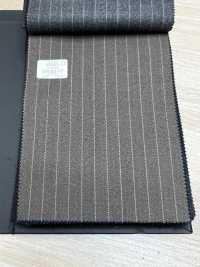 59542-77 25AW HERDREX 【MOKUORI】 모쿠오리 브라운 펜슬 스트라이프 데오도란트 울[원단] 쿠니시마 주식회사 서브 사진