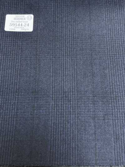 59544-24 26AW HERDREX【사이로 밀드 울】 사이로 밀드 울 네이비 글렌 체크