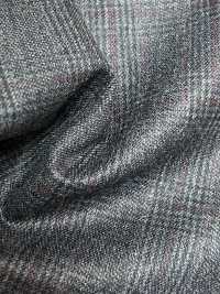 59545-36 25AW HERDREX 【Siro-milled wool】 사일로밀드 울 그레이 글렌 체크[원단] 쿠니시마 주식회사 서브 사진