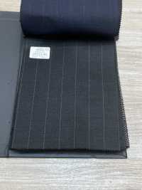 49573-49 25AW HERDREX 【Brilliant 차콜그레이 】 브릴리언트 맥스 차콜 그레이 피치 넓은 스트라이프[원단] 쿠니시마 주식회사 서브 사진