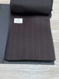 49573-94 25AW HERDREX 【Brilliant Max】 브릴리언트 맥스 라이트 브라운 피치 넓은 스트라이프[원단] 쿠니시마 주식회사 서브 사진