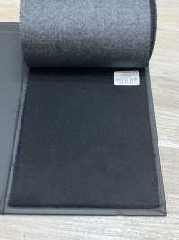 49576-19 25AW HERDREX 【Grace 플란넬 】 그레이스 플란넬 블랙 무지[원단] 쿠니시마 주식회사 서브 사진