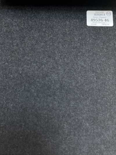 49576-46 26AW HERDREX 【Grace Flannel】 그레이스 플란넬 차콜 그레이 무지