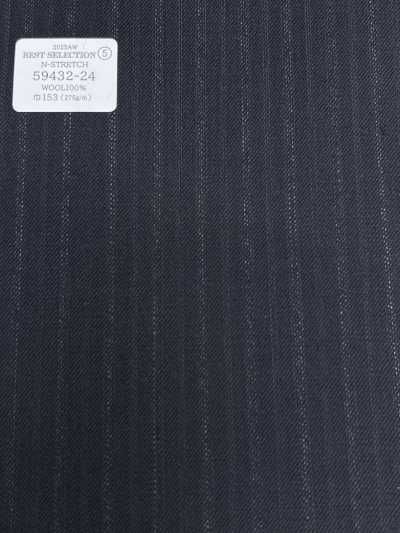 59432-24 26AW BEST SELECTION 【N-STRETCH】엔스트레치 네이비 블루 섀도 스트라이프