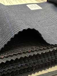 59433-36 25AW BEST SELECTION 【N-STRETCH】 체크 스트레치 네이비 글렌 체크[원단] 쿠니시마 주식회사 서브 사진