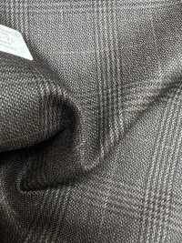 59433-71 25AW BEST SELECTION 【N-STRETCH】에 스트레치 브라운 글렌 체크[원단] 쿠니시마 주식회사 서브 사진