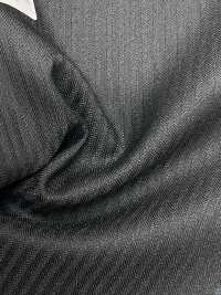 59436-16 25AW BEST SELECTION 【Lustre】래스터 블랙 섀도우 스트라이프[원단] 쿠니시마 주식회사 서브 사진