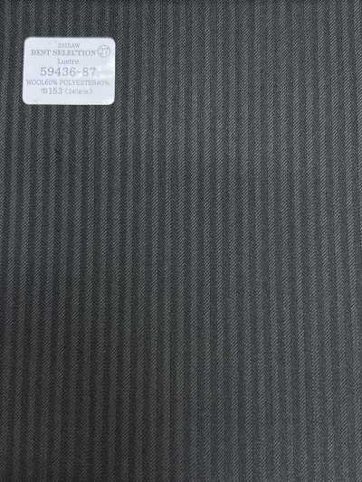59436-87 26AW BEST SELECTION 【Lustre】 라스터 그레이 섀도 스트라이프