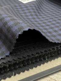 59438-20 25AW HERDREX 【80 SUPER 100'S NINE MONTH】 네이비 체크[원단] 쿠니시마 주식회사 서브 사진