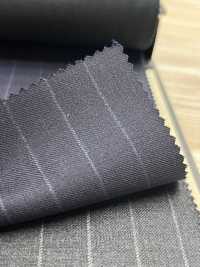 09402-24 25AW BEST SELECTION 【davaumi】다바우미 네이비 초크 스트라이프[원단] 쿠니시마 주식회사 서브 사진