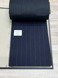 09402-24 25AW BEST SELECTION 【davaumi】다바우미 네이비 초크 스트라이프[원단] 쿠니시마 주식회사 서브 사진