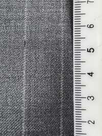 09402-40 25AW BEST SELECTION 【davaumi】다바우미 라이트 그레이 초크 스트라이프[원단] 쿠니시마 주식회사 서브 사진