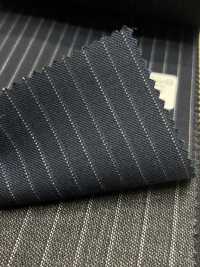 09405-26 25AW 발수 스트레치 【traditional fabric】 트래디셔널 패브릭 발수 스트레치 네이비 스트라이프[원단] 쿠니시마 주식회사 서브 사진