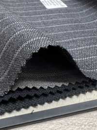 09406-40 25AW BEST 스트레치 【traditional fabric】 트래디셔널 패브릭 발수 스트레치 그레이 스트라이프[원단] 쿠니시마 주식회사 서브 사진