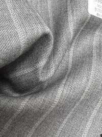 09407-47 25AW BEST 스트레치 【traditional fabric】 트래디셔널 발수 스트레치 라이트 그레이 스트라이프[원단] 쿠니시마 주식회사 서브 사진