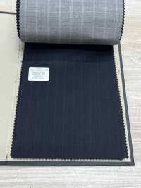 09414-25 25AW BEST 스트라이프 【traditional fabric】트래디셔널 패브릭 네이비 섀도우 스트라이프[원단] 쿠니시마 주식회사 서브 사진