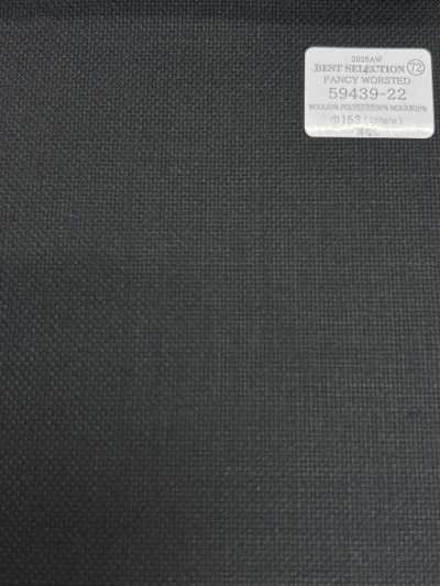 59439-22 26AW 베스트 셀렉션 【FANCY WORSTED】팬시 우스티드 진한 남색 체크 직조 무늬
