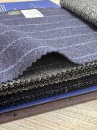 55CN5506 CANONICO (카노니코) JERSEY WORSTED FLANNEL 네이비 초크 스트라이프[원단] CANONICO 서브 사진