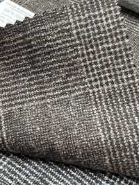 55CN5509 CANONICO(카노니코) FLANNEL 120'S 브라운 글렌 체크[원단] CANONICO 서브 사진