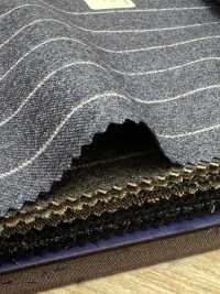 55CN5511 CANONICO(카노니코) FLANNEL 120'S 블루 스트라이프[원단] CANONICO 서브 사진