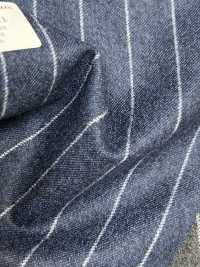 55CN5511 CANONICO(카노니코) FLANNEL 120'S 블루 스트라이프[원단] CANONICO 서브 사진