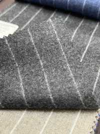 55CN5512 CANONICO(카노니코) FLANNEL 120'S 그레이 스트라이프[원단] CANONICO 서브 사진