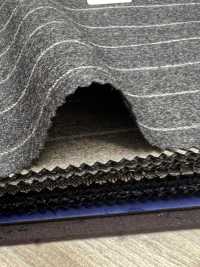 55CN5512 CANONICO(카노니코) FLANNEL 120'S 그레이 스트라이프[원단] CANONICO 서브 사진