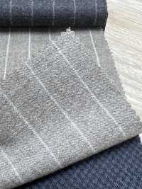 55CN5513 CANONICO(카노니코) FLANNEL 120'S 베이지 스트라이프[원단] CANONICO 서브 사진