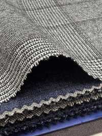 55CN5517 CANONICO (카노니코) MILLED TROPICAL 그레이 글렌 체크[원단] CANONICO 서브 사진