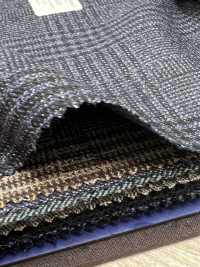 55CN5520 CANONICO(카노니코) 21μ MOULINE' SAXONY 네이비 글렌 체크[원단] CANONICO 서브 사진