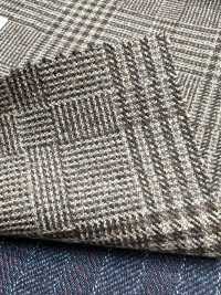 55CN5521 CANONICO(카노니코) 21μ MOULINE' SAXONY 브라운 글렌 체크[원단] CANONICO 서브 사진