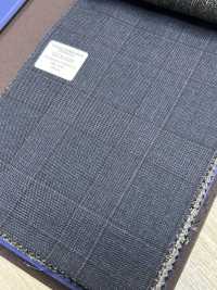 55CN5524 CANONICO (카노니코) TRADITIONAL WORSTED 21μ 네이비 글렌 체크[원단] CANONICO 서브 사진