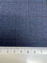 55CN5524 CANONICO (카노니코) TRADITIONAL WORSTED 21μ 네이비 글렌 체크[원단] CANONICO 서브 사진