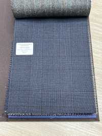 55CN5524 CANONICO (카노니코) TRADITIONAL WORSTED 21μ 네이비 글렌 체크[원단] CANONICO 서브 사진