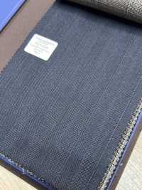 55CN5526 CANONICO (카노니코) TRADITIONAL WORSTED 21μ 네이비 스트라이프[원단] CANONICO 서브 사진
