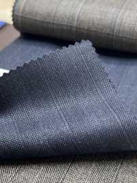 55CN5526 CANONICO (카노니코) TRADITIONAL WORSTED 21μ 네이비 스트라이프[원단] CANONICO 서브 사진