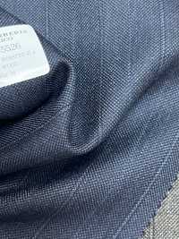 55CN5526 CANONICO (카노니코) TRADITIONAL WORSTED 21μ 네이비 스트라이프[원단] CANONICO 서브 사진
