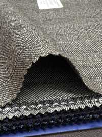 55CN5527 CANONICO (카노니코) TRADITIONAL WORSTED 21μ 브라운 스트라이프[원단] CANONICO 서브 사진