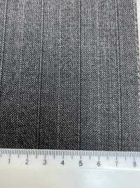 55CN5527 CANONICO (카노니코) TRADITIONAL WORSTED 21μ 브라운 스트라이프[원단] CANONICO 서브 사진