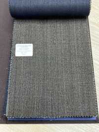 55CN5527 CANONICO (카노니코) TRADITIONAL WORSTED 21μ 브라운 스트라이프[원단] CANONICO 서브 사진