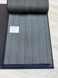 55CN5528 CANONICO (카노니코) TRADITIONAL WORSTED 21μ 그레이 스트라이프[원단] CANONICO 서브 사진