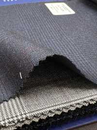 55CN5530 CANONICO(카노니코) PERENNIAL SUPER110'S 네이비 X 와인 글렌 체크[원단] CANONICO 서브 사진