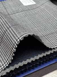 55CN5531 CANONICO(카노니코) PERENNIAL SUPER110'S 그레이 X퍼플 글렌 체크[원단] CANONICO 서브 사진