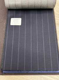 55CN5537 CANONICO(카노니코) PERENNIAL SUPER110'S 네이비 스트라이프[원단] CANONICO 서브 사진