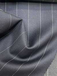 55CN5539 CANONICO(카노니코) PERENNIAL SUPER110'S 네이비 스트라이프[원단] CANONICO 서브 사진