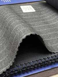 55CN5542 CANONICO(카노니코) PERENNIAL SUPER110'S 차콜그레이 스트라이프[원단] CANONICO 서브 사진