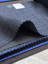 55CN5557 CANONICO(카노니코) NATURAL STRETCH GRAFFITTI 네이비 멜란지조[원단] CANONICO 서브 사진