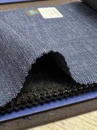 55CN5559 CANONICO(카노니코) NATURAL STRETCH GRAFFITTI 블루 멜란지조[원단] CANONICO 서브 사진