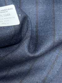 55CN5568 CANONICO (카노니코) TRADITIONAL WORSTED 21μ 네이비 스트라이프[원단] CANONICO 서브 사진
